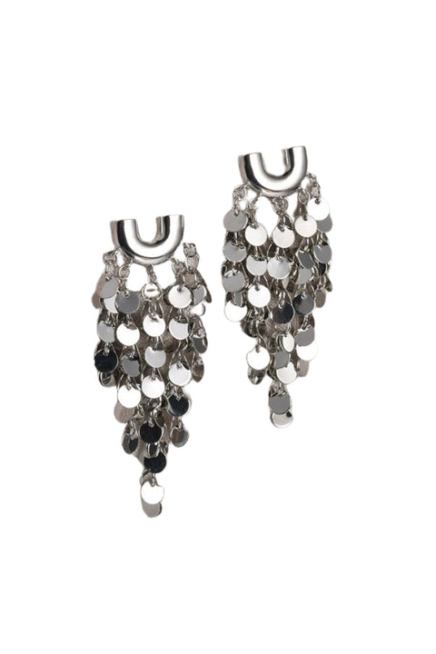 Silver Tassel Earrings by Aftershock London