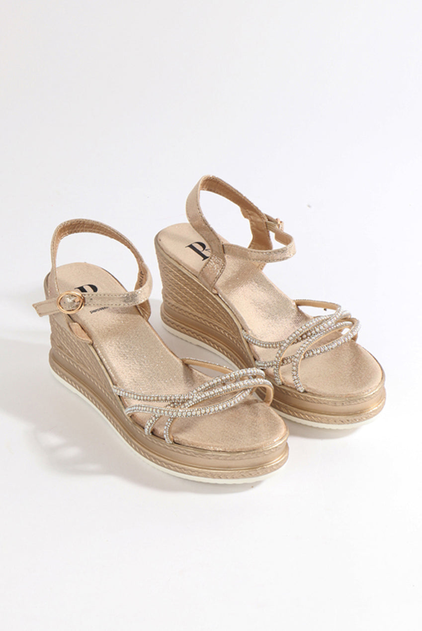 Alba Sandal - Gold ALB1105-MET001