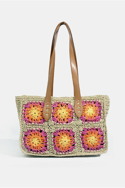Sand - Aurora Bag - Sand/Pink by Pia Rossini