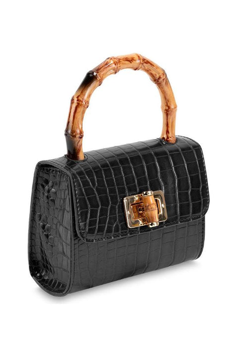 Campo Marzio Bamboo Mini Bag - Black