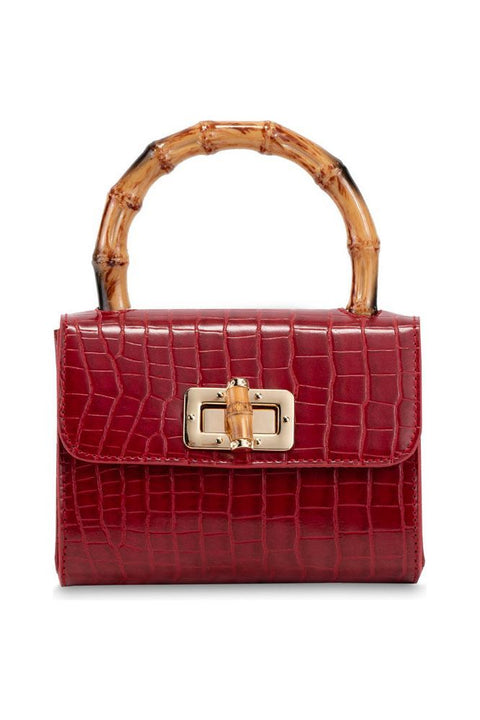 Campo Marzio Bamboo Mini Bag Flame - Scarlet