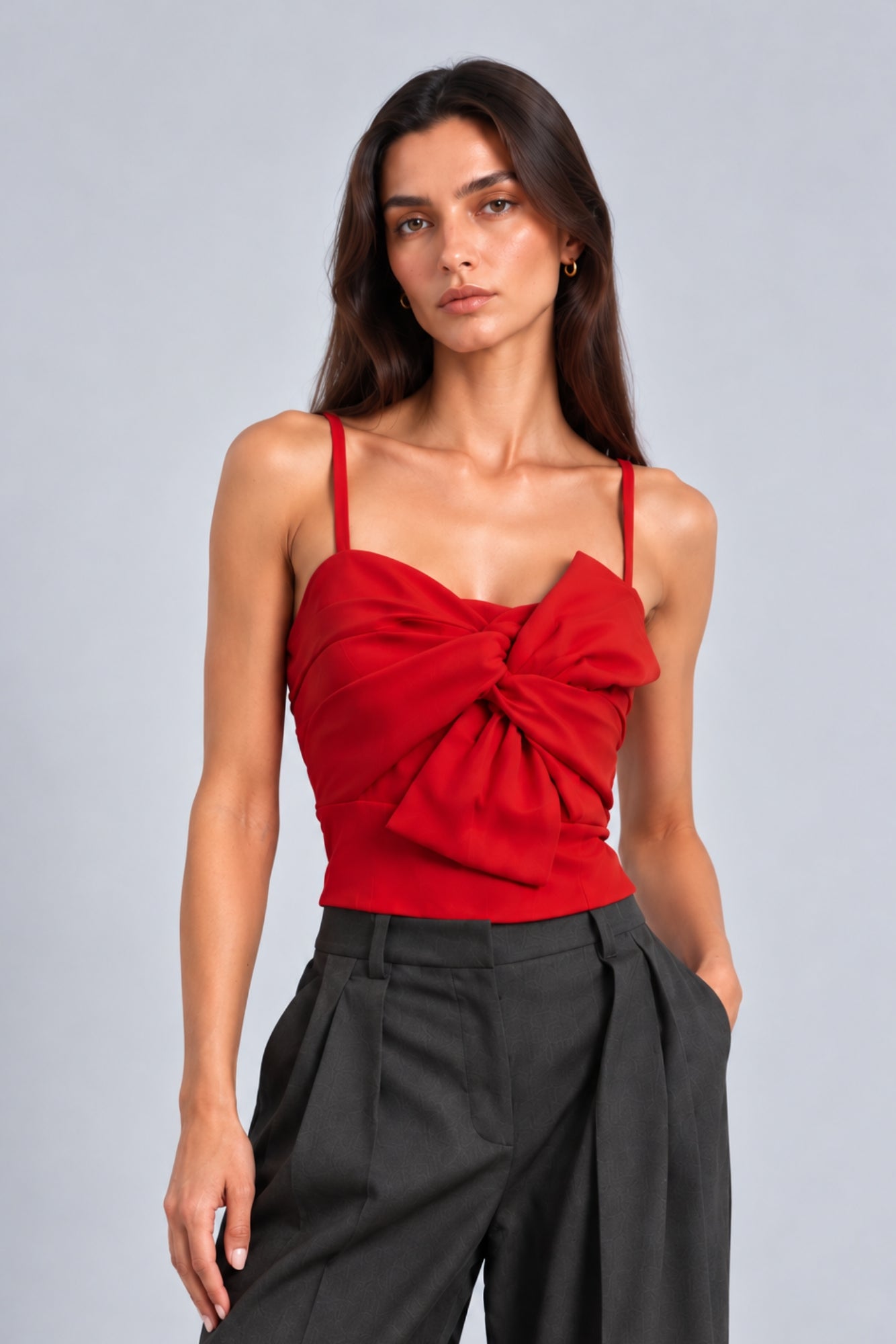 Bexley Red Bow Top HG-BEXLEY-RED-TOP