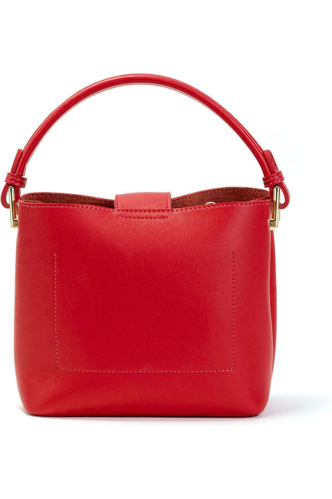 Wendy Bucket Bag - Cherry Red BLO023005003