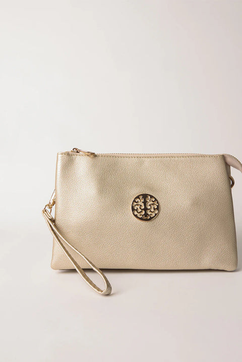 Clutch With Detachable Strap by Blue Vanilla