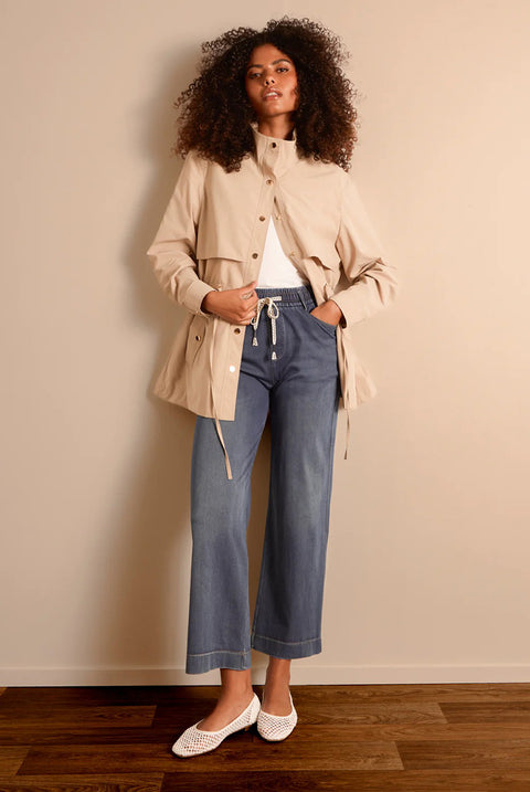 Elasticated Waist Jeans by Blue Vanilla