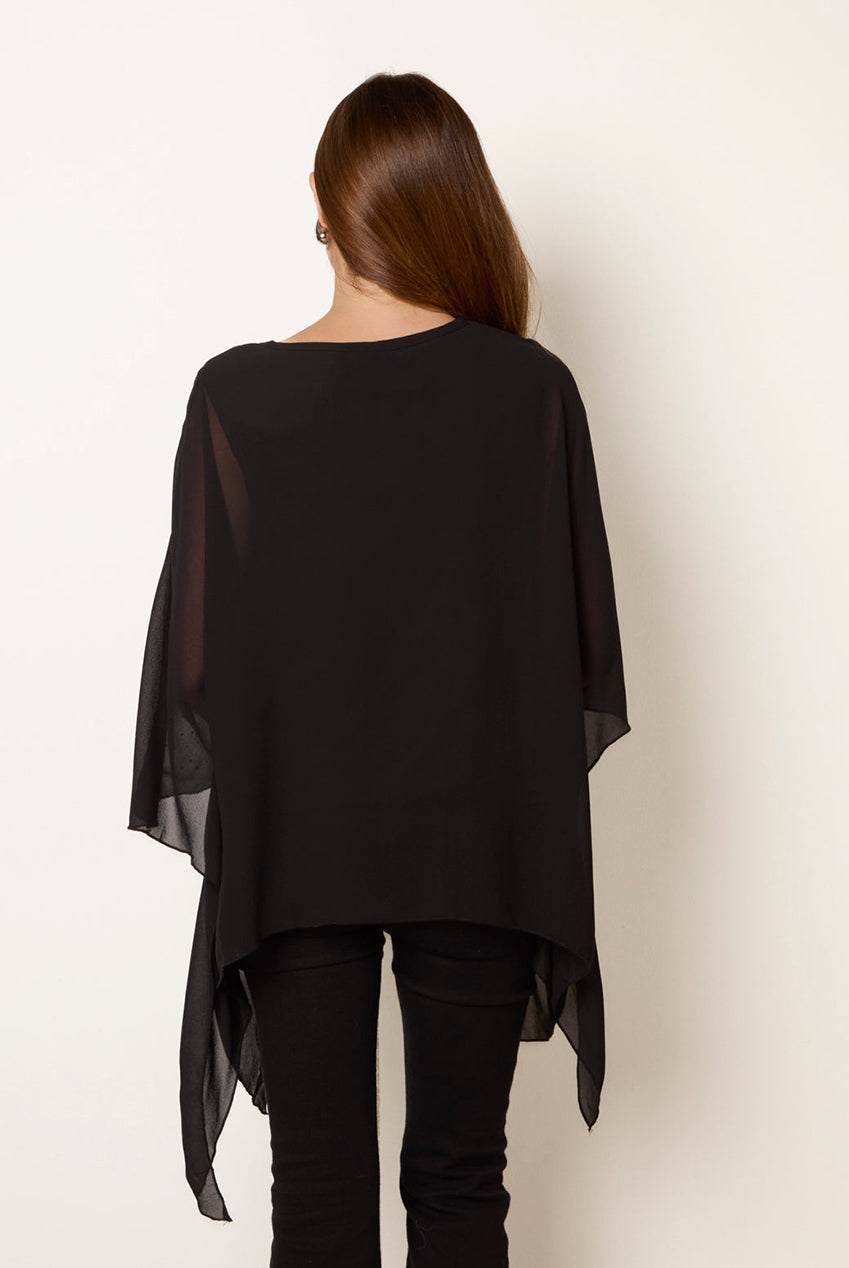 Rhinestone Tunic Top BV258429003
