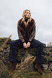 PU Faux Fur Trimmed Jacket by Blue Vanilla