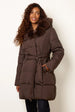 Pelted Faux Fur Short Puffer by Blue Vanilla
