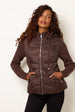 Knitted Sleeve Puffer Jacket by Blue Vanilla