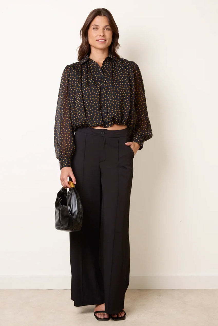 Blouson Bubble Hem Shirt BV261429003