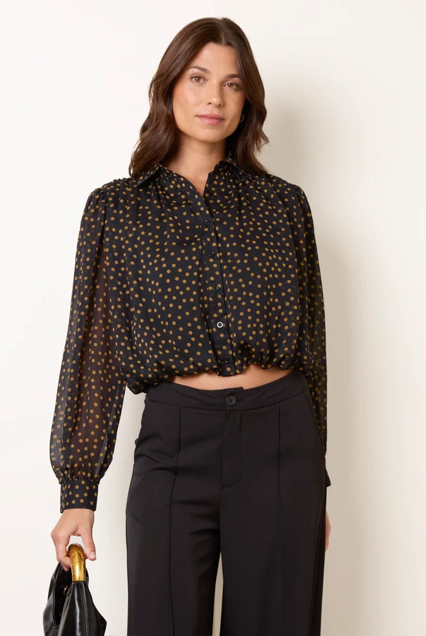 Blouson Bubble Hem Shirt BV261429003