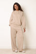 Diamante Hooded Wide Leg Lounge Set by Blue Vanilla