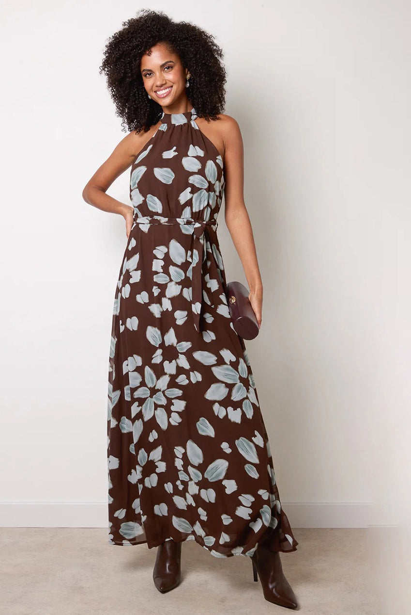 High Neck Maxi Dress BV261826030