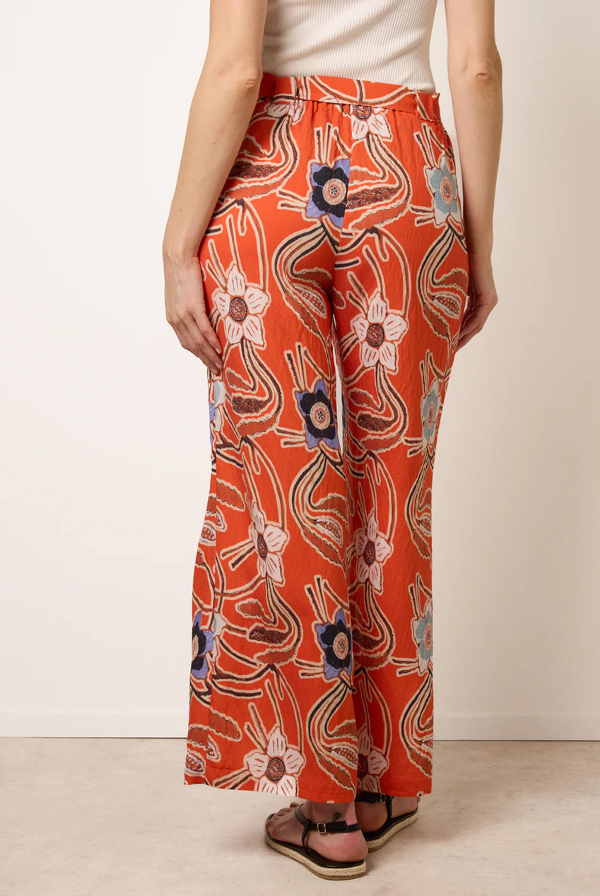 Paper Bag Tie Waist Wide Leg Trousers BV269236011