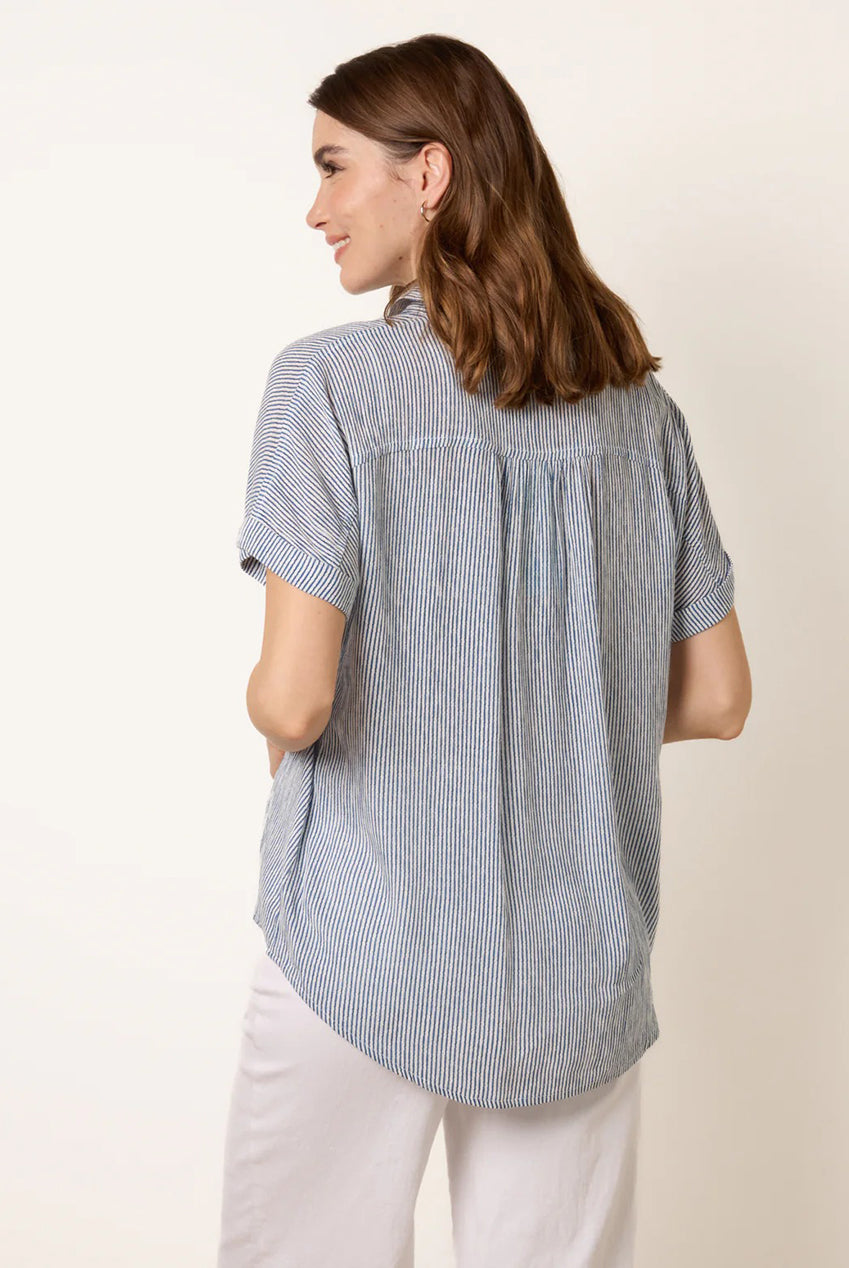 Stripe Button Front Shirt BV269427008