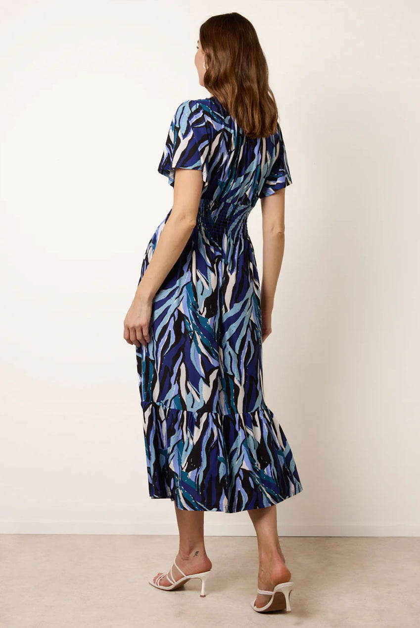 Ring Detail Printed Dress BV269832008