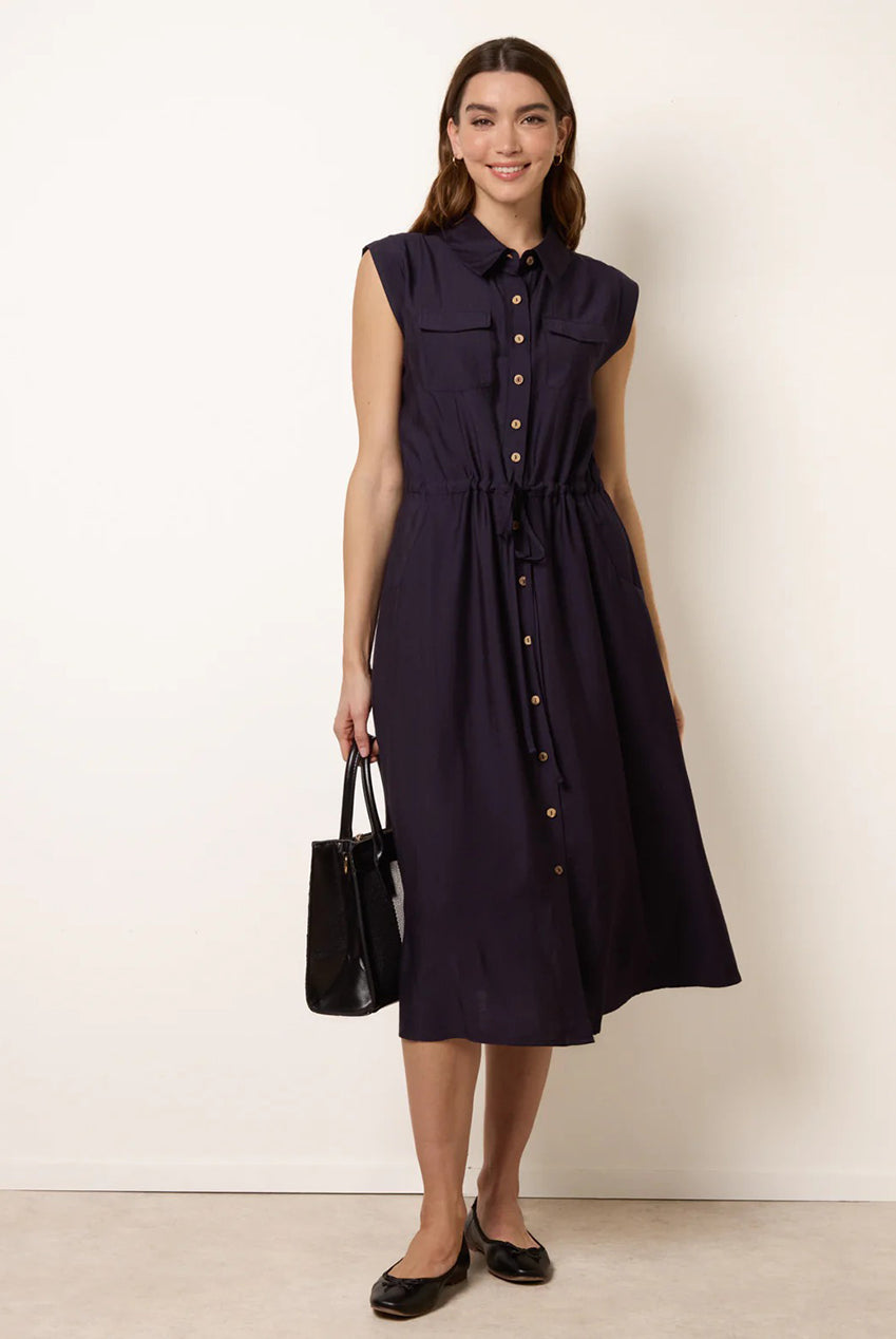 Utility Tie Waist Dress BV269844008