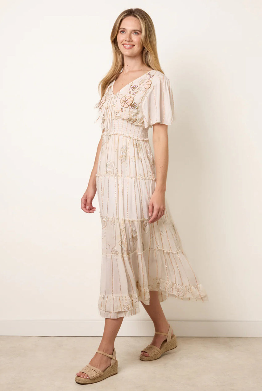 Embellished Midi Dress BV269902039