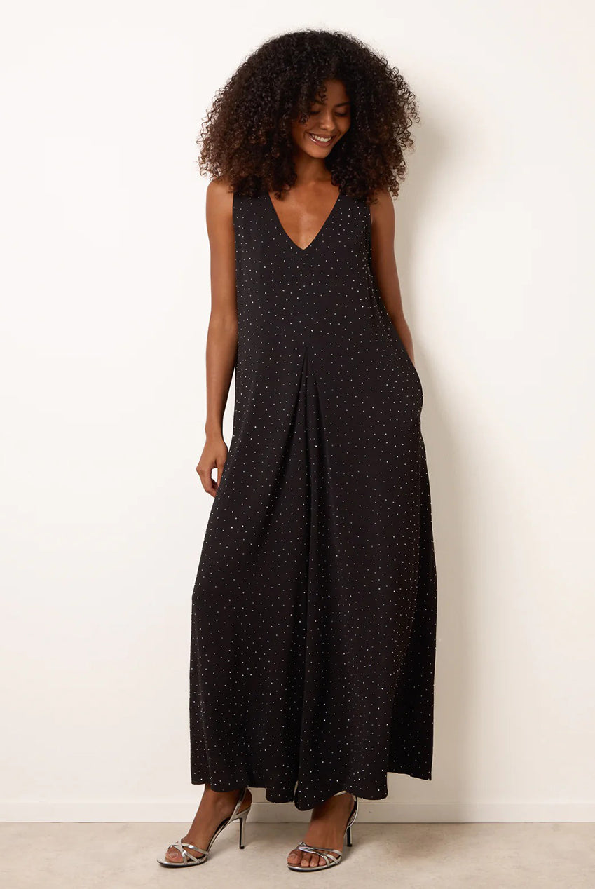 Pleat Front Diamante Jumpsuit BV269908003