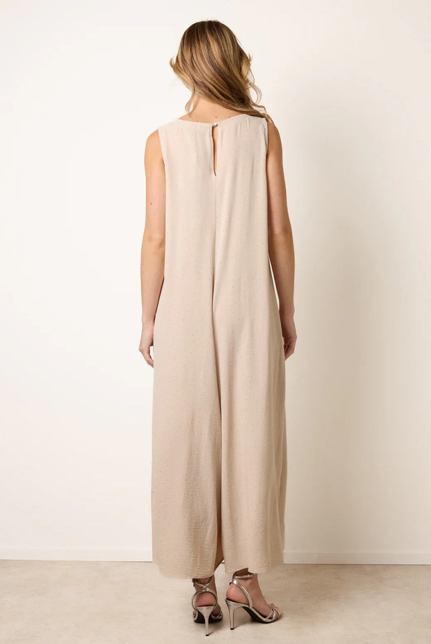 Pleat Front Diamante Jumpsuit BV269908001
