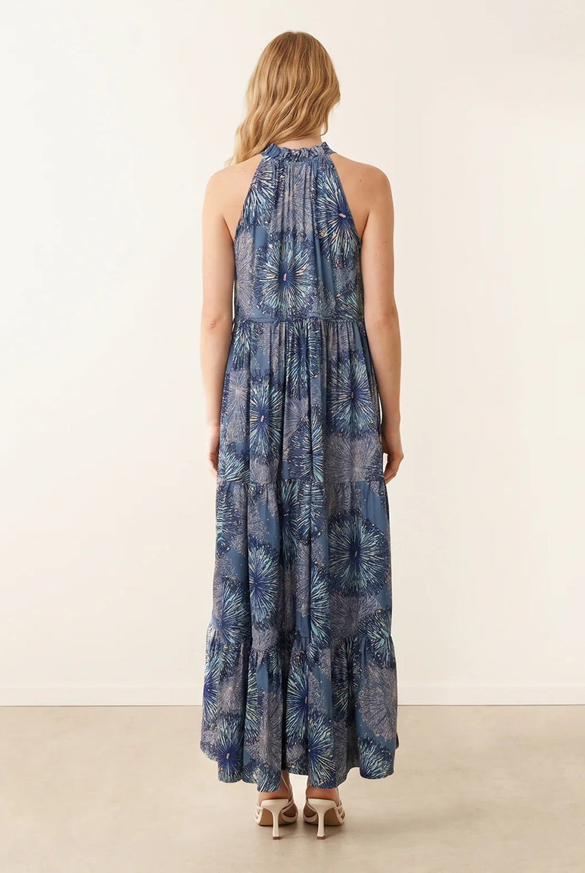 Tiered Tie Front Dress BV269917305