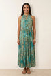 Diamante Tiered Tie Front Dress by Blue Vanilla