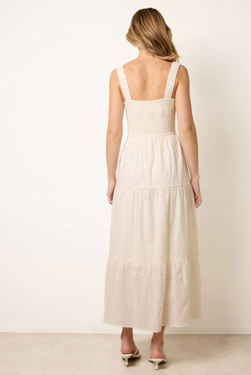 Broderie Button Down Maxi Dress BV269985014