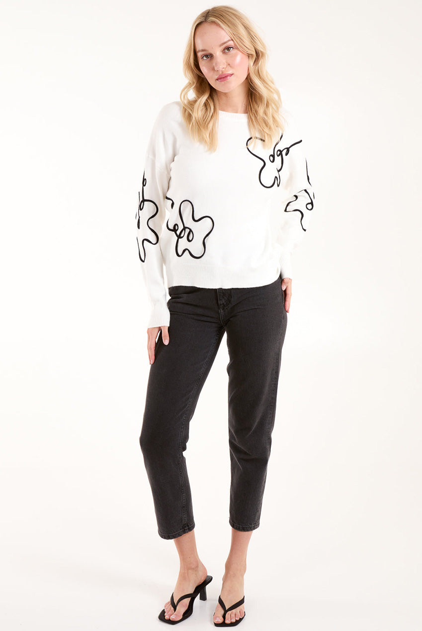 Floral Pattern Sweater BV3184006