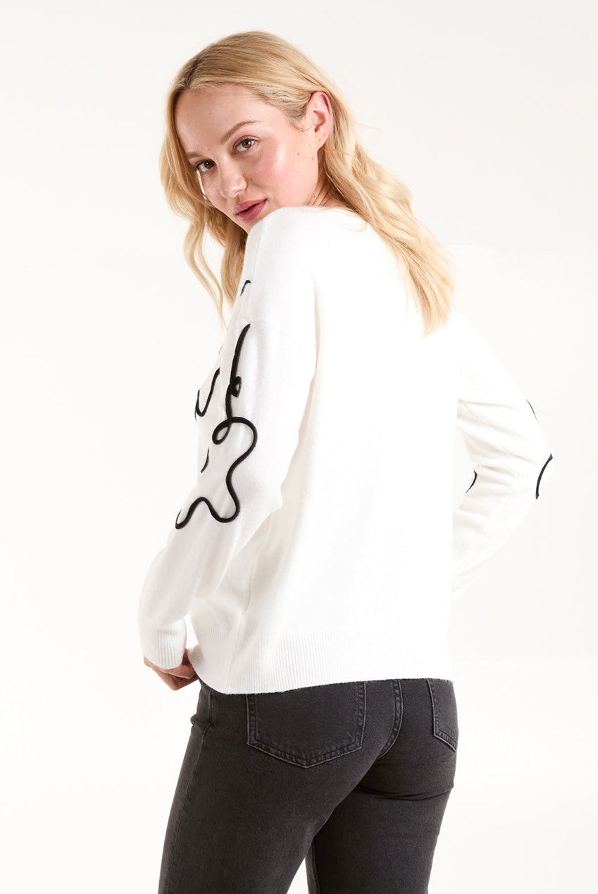Floral Pattern Sweater BV3184006