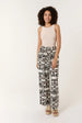 Printed Wide Leg Trousers by Blue Vanilla
