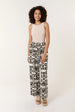 Printed Wide Leg Trousers by Blue Vanilla