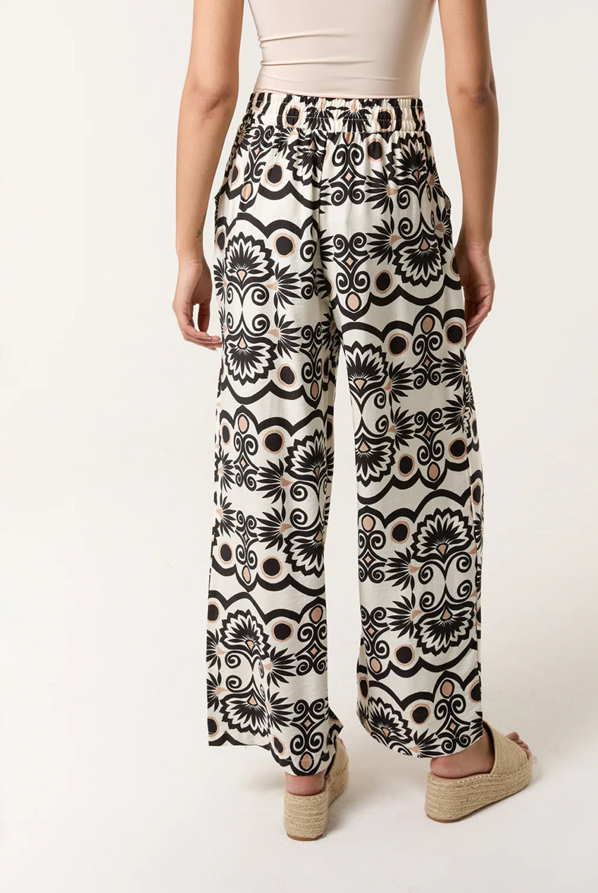Printed Wide Leg Trousers BV3493167