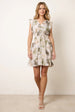 Tropical Dress With Leaf Print by Blue Vanilla