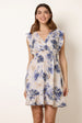 Tropical Dress With Leaf Print by Blue Vanilla