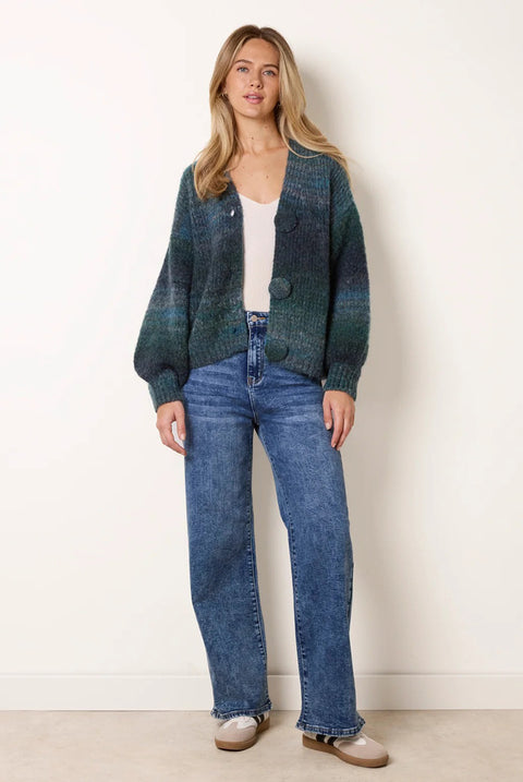 High Waisted Wide Leg Jeans by Blue Vanilla