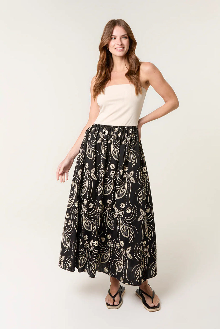 Embroidered Bandeau 2 In 1 Dress BV4982IT036A