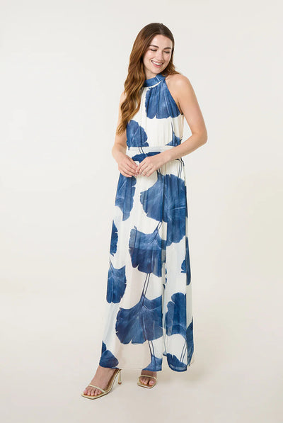 White - Halter Neck Occasion Dress by Blue Vanilla