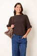 Knitted Frill Sleeve Batwing Jumper by Blue Vanilla