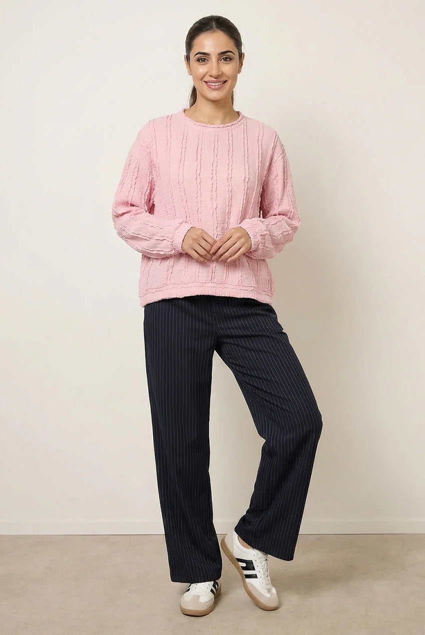 Ruffle Detailed Sleeve Top BV5989IT020