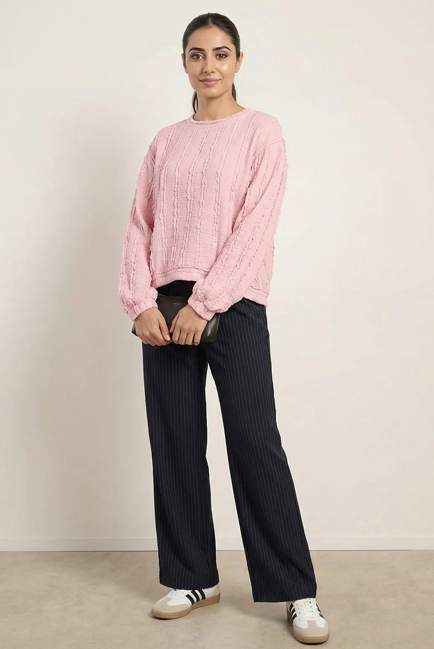 Ruffle Detailed Sleeve Top BV5989IT020