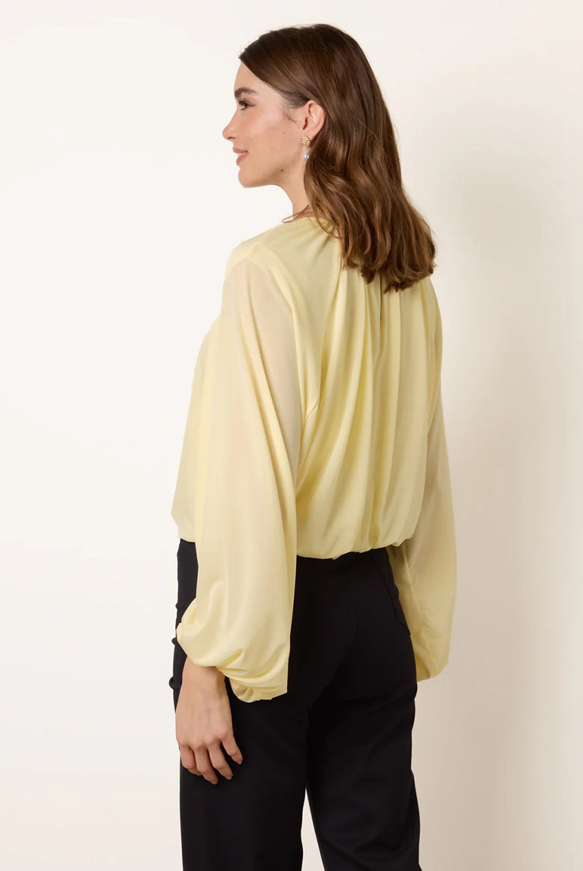 Batwing Puffball Blouse BV6040IT178
