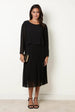 Chiffon Pleated Dress by Blue Vanilla