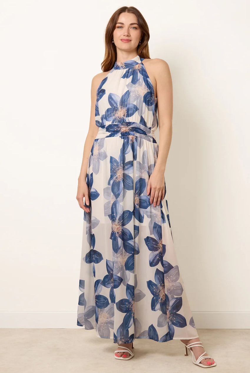 Floral Print Halter Neck Occasion Dress BV6256IT008