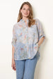 Sheer Floral Shirt by Blue Vanilla
