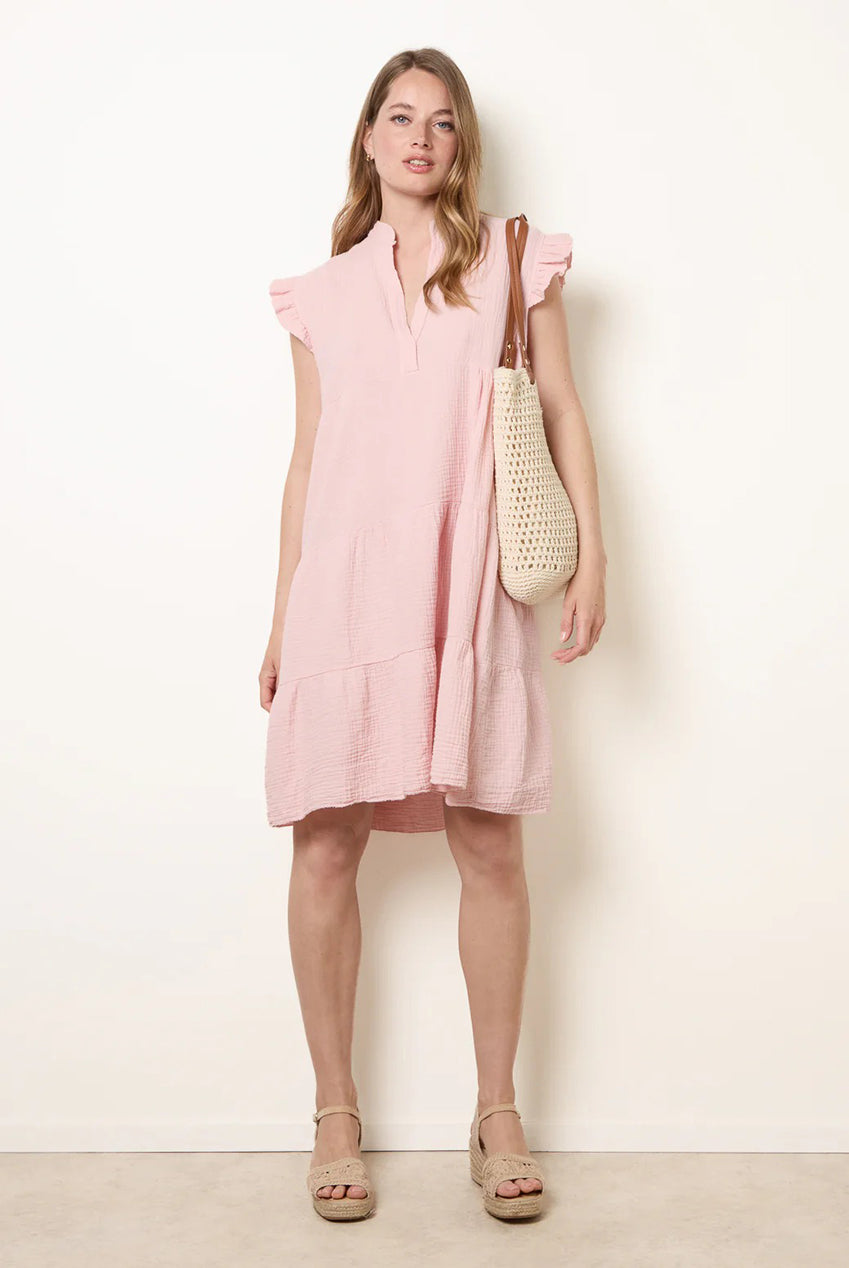 Cheesecloth Frill Sleeve Tunic BV6273IT020