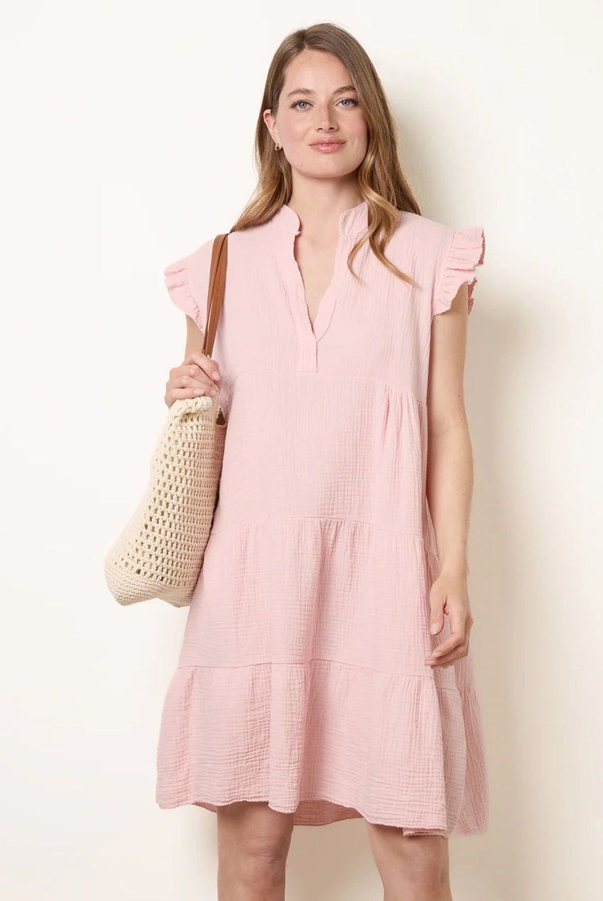 Cheesecloth Frill Sleeve Tunic BV6273IT020