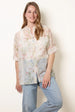 Sheer Floral Shirt by Blue Vanilla
