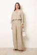Crinkle Viscose Wide Leg Trousers by Blue Vanilla