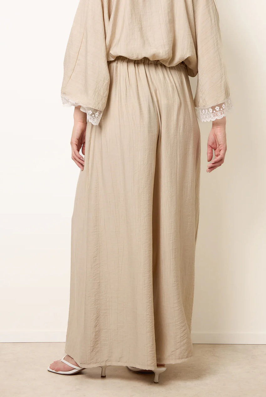 Crinkle Viscose Wide Leg Trousers BV6287IT039