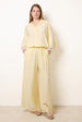 Crinkle Viscose Wide Leg Trousers by Blue Vanilla